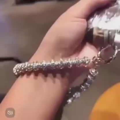 Luxury Crystal Bear Wrist Strap